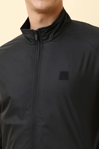 Image of Allen Solly Mens Cotton blend Standard Length Jacket