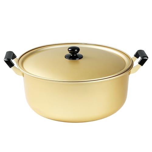 【Amazon.co.jp 限定】パール金属 大型鍋 40cm アルミ製 鍋 両手鍋 ガス火専用 煮物 おでん AZ-7061