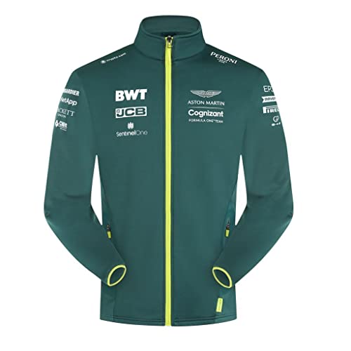 Pelmark 2021 Aston Martin F1 Official Team Softshell, Green, Large