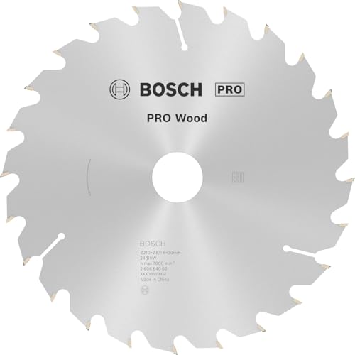 Bosch 1x PRO Wood Kreissägeblatt, 210 x 2,8 x 30 mm, T24