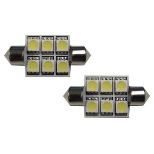 Ijdmtoy 6-Smd 1.50 Inches 6411 6418 Led Interior Map Dome Lights, Xenon White #TOP1