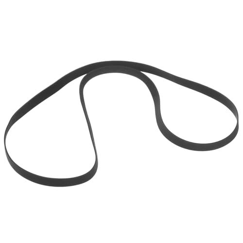 Zerodeko Correa de Goma para Reproductor de Casetes 201 MM de Largo X 5 MM de Ancho Correa Plana Flexible de Caucho Resistente para Tocadiscos Fonógrafos y Grabadoras Portátil