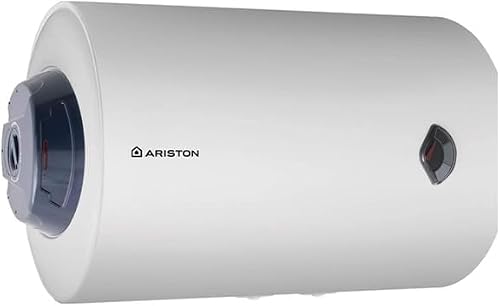 RACO Ariston Electric Water Heater | Easy Maintenance with External Temperature Regulator | Energy Saving Performance (BLUE R HORIZONTAL, 50 L)