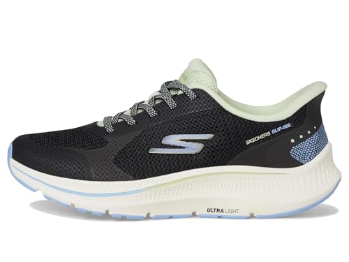Skechers Skechers Women's Go Run Consistent 2.0 Captiva Hands Free Slip-Ins Sneaker, Black/Mint, 5