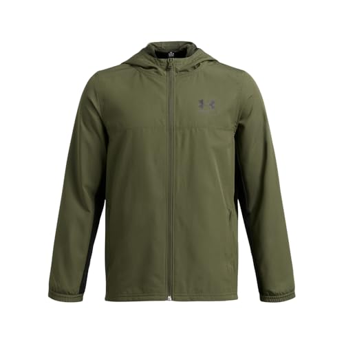 Veste Under Armour UA B Rival Wvn blouson léger sport garçon noir
