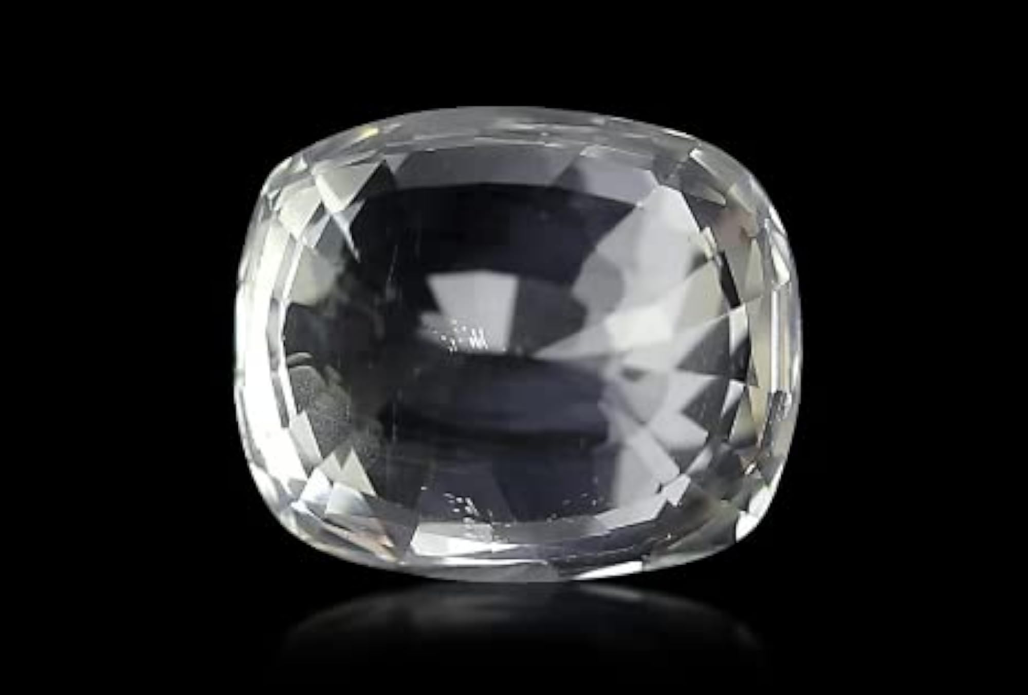 Premium Ceylon White Sapphire Stone, 4.50 Ratti Certified Gemstone
