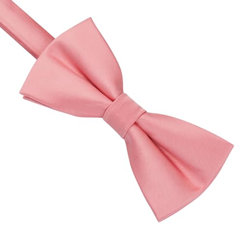 Image of HISDERN Bow Ties for Boys Pre Tied Toddler Bow Tie Adjustable Kids Bowties Clip On Fun Patterned Bowties for Wedding Party