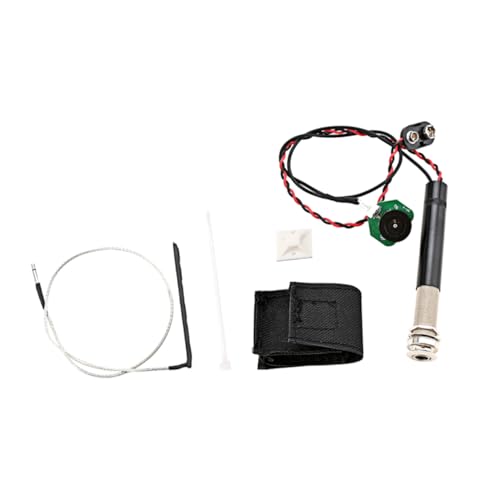 Abaodam 1セット ギターピックア アコースティックギターのピックア アコースティックギタースタンド ギターサウンドピックア ギターサウンドホール用ピックア 金属