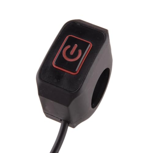 Interrupteur de phare pour Sur Ron Light Bee X, boîtier noir et rouge