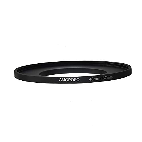Image of 43mm Lens to 67mm Camera Filter Ring Compatible with for All Brands 43mm Lens and 67mm UV,ND,CPL Camera Filter Accessories