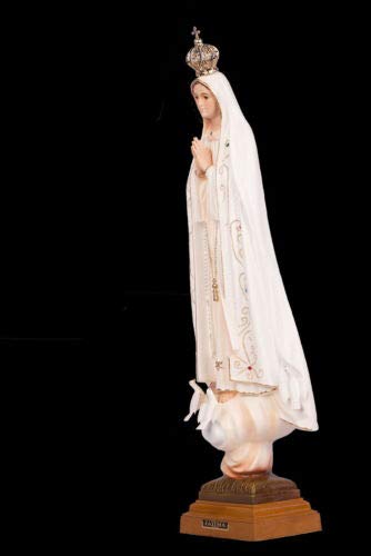 Estatuilla religiosa de Nuestra Señora de Fátima, Virgen María, 45 cm
