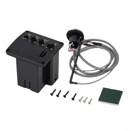 Accarugty Professional Acoustic Guitar Preamp featuring 2 Band EQ