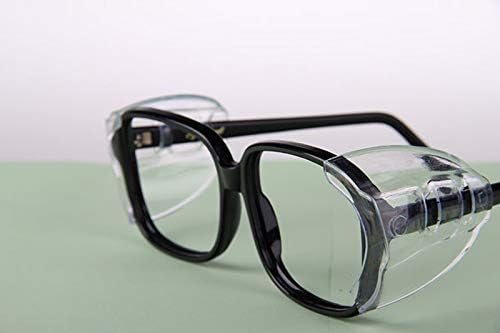 Hub’s Gadget 12 Pairs Safety Eye Glasses Side Shields, Slip On Clear Side Shield for Safety Glasses- Fits Small to Medium Eyeglasses image 5