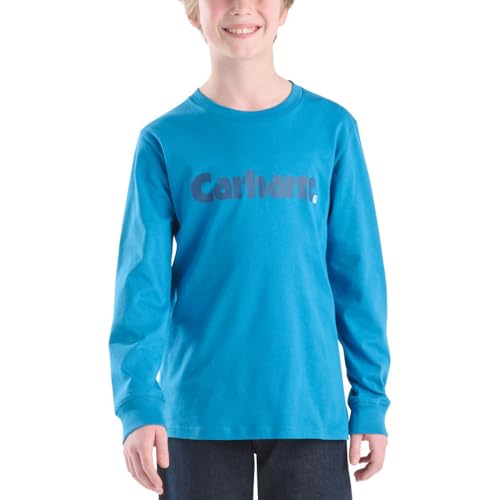 Carhartt Kid's CA6750 Long-Sleeve Logo T-Shirt - Boys