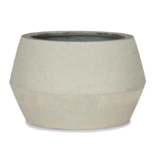 KONTON Pavo Jar M 36 オフホワイト ファイバーストーン 鉢 Amazon.co.jp: 花・観葉植物用ポット ファイバーストーン パボ ジャー