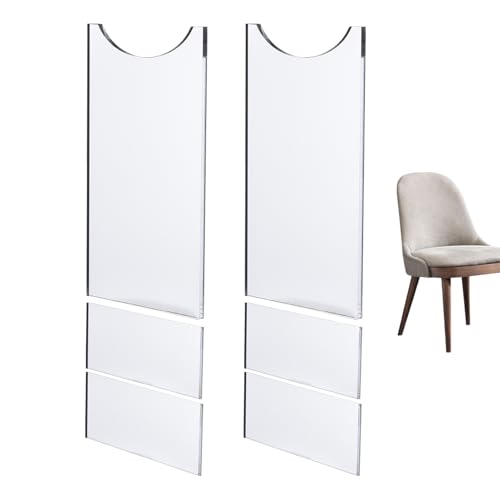 Separador para Muebles de Pared - Juego De 6 Topes Acrílicos Separadores para Muebles - Protector Antiarañazos Previene Riesgos Incendio Mejora Flujo Aire | Seguridad para Suelo Armario Y Silla