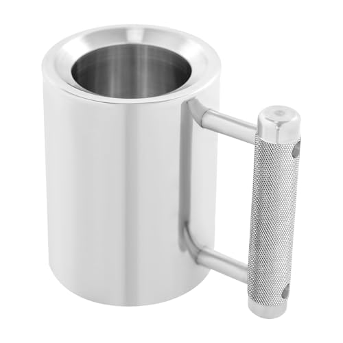 Taza pesada de acero inoxidable para gym 8 kg miniatura 1