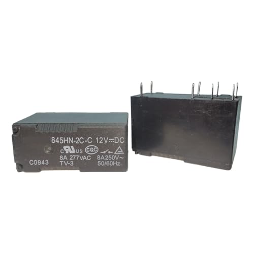 845HN - 2C-C Relais 12VDC composant de commutation électronique PCB inverseur