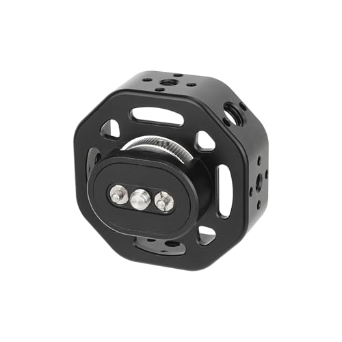 CAMVATE Round Handgrip with 1/4"-20 Thumbscrew Mount for DSLR Camera-3722
