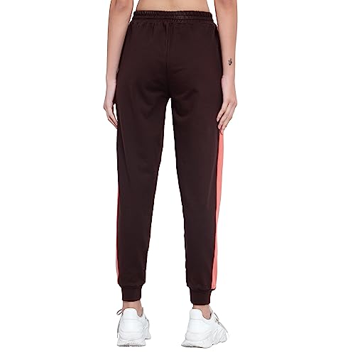 Image of BLUE STAR SHARK Women's Cotton Loopknit Track Pants | Comfortable Lounge Pants for Summer | Casual Pyjamas, Nightwear, Gym, Yoga, Sports, Running | Relaxed Fit Everyday Comfort