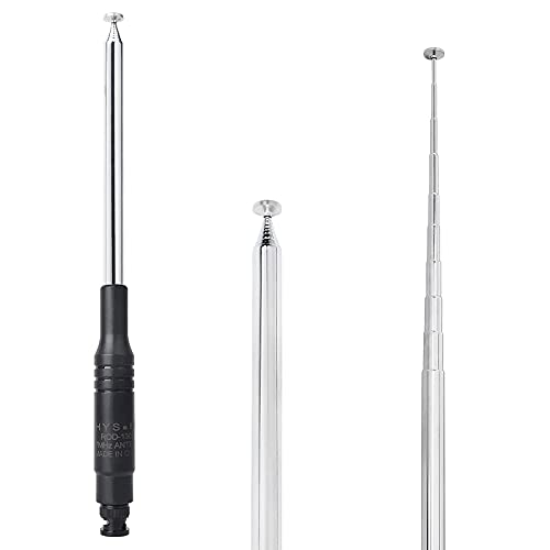 HYS BNC Base Telescopic/Rod 27Mhz Antenna 9.8-Inch to 51.97-inch HT Amateur Antennas for CB Handheld/Portable Radio with BNC Connector Compatible with Cobra Midland Uniden Anytone CB Radio by HYS - Image 5