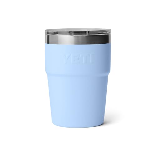 Image of YETI Rambler 16 oz Stackable Tumbler, Vacuum Insulated, Stainless Steel with MagSlider Lid | Stackable
