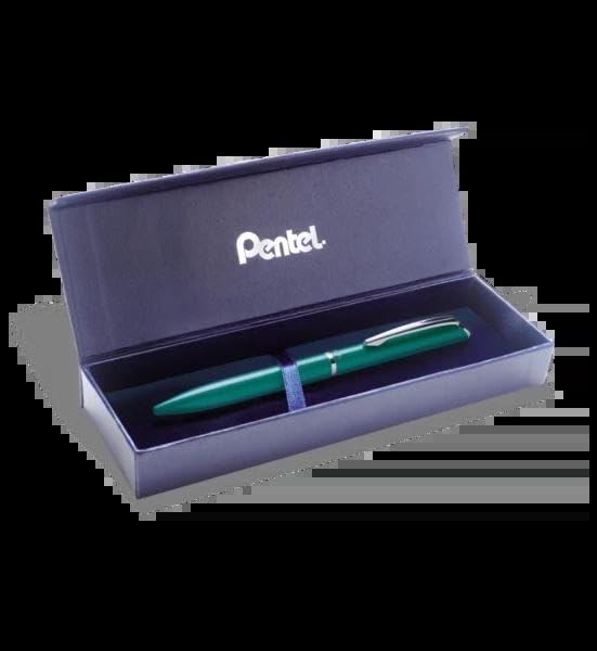 Stylo-roller élégant EnerGel vert pour organiser vos carnets de notes