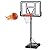 G GX9 Portable Outdoor Basketball Hoop Adjustable 4.8-10ft: Basketball Goal System for Kids, Teens & Adults in Backyard/Driveway/Indoor, 44 Inch Shatterproof Backboard and Stable Base