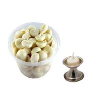 VRINDAVANBAZAAR.COM Mèches de Ghee Pure Cow / Mèches de coton Ghee prêtes à l'emploi / Diya Batti / Puja Batti / 200 pièces