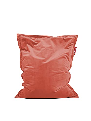 Fatboy Original Slim Recycled Velvet Bean Bag Chair, Rhubarb