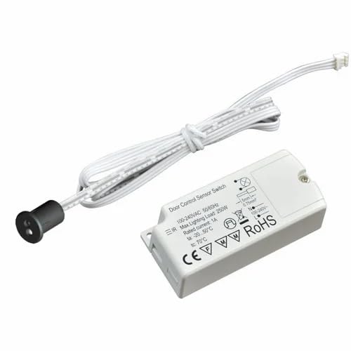 Miniature Recessed Door Sensor Suitable For Security Systems Cabinets And Automated Lighting Applications