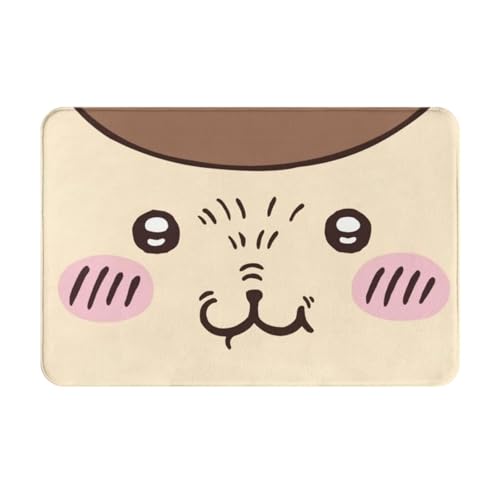 バスマット ちいかわ くりまんじゅう お風呂 玄関 足ふき 可愛い 洗える 速乾 吸水 滑り止め 抗菌 防臭 キッチン 脱衣所 洗面所 家庭用 60*40cm