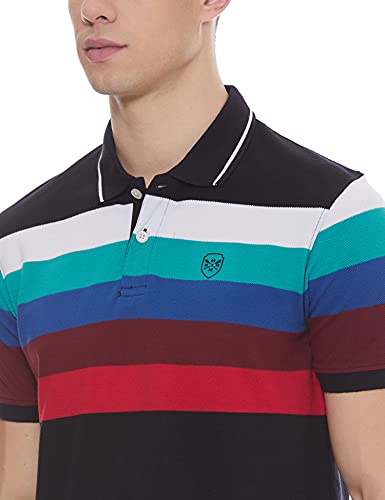 Image of Max Men's Men Striped Polo T-Shirt