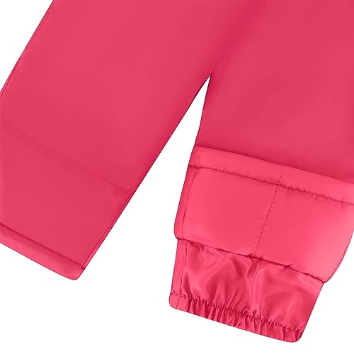 image for LONDON FOG Girls' Two-Piece Winter Snowsuit Skibib and Fleece Lined Pu