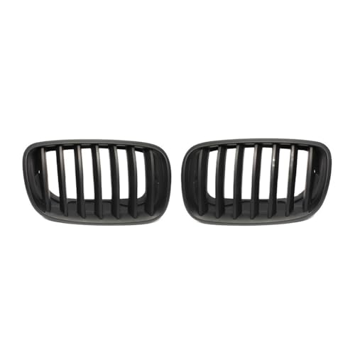 Parrillas para X5 X6 E70 E71 2007-2012 de listón único negro mate para tuning exterior