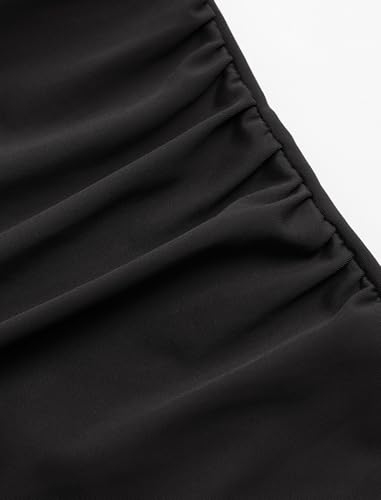 Image of ZAFUL Tankini Swimsuits for Women Tummy Control High Waisted Twist Front Ruched Two Piece Bathing Suit
