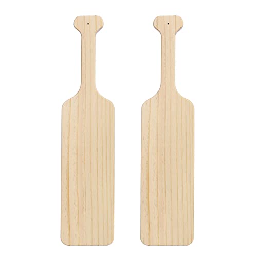 BATTIFE 2Pack 18 Inch Greek Fraternity Paddle Unfinished Pine Wood Paddle Solid Wooden SororityPaddle Frat Paddle