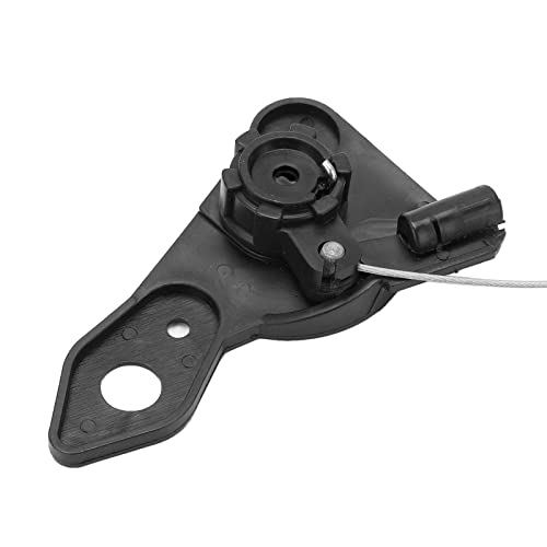 Qiilu Hood Release Cable, Hood Release Cable Left Driver 51231960853 Black Replacement For 328I E36 1996‑1998 #TOP5