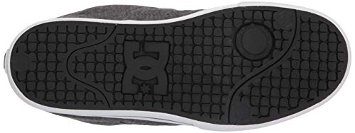 DC Shoes DC mens Pure Skate Shoe, Charcoal Heather, 8.5 US