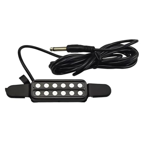 アコースティックピックアップ ギターピックアップ プラグアンドプレイ アコースティックエレクトリックトランスデューサー アコースティックギター用 マグネティックピックアップ ギターアクセサリー