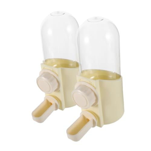 VANZACK 2Pcs Combined Design for Easy Use for Small Pets Like Parrots Quails and Pigeons Cages Low Maintenance Pet Water Bottle Accessory