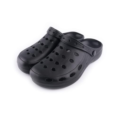 R-ISLAND Zuecos de Hombre,EVA,Impermeable, (Negro, Numeric_42)