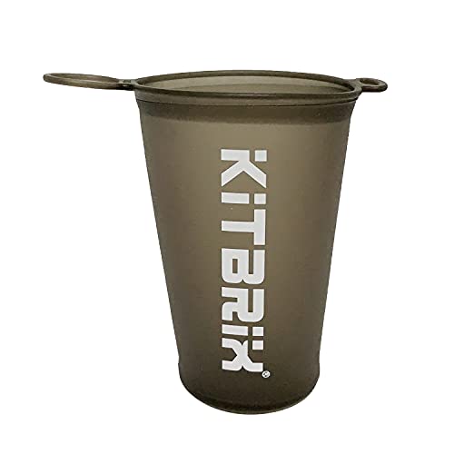 KITBRIX Vasos de Carrera Reutilizables, 200ml / 7oz - Juego de 2 - Vaso de Viaje Ecológico Portátil para Eventos Deportivos, Maratones y Festivales Cover