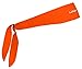 Halo Headband Sweatband Tie Bright Orange