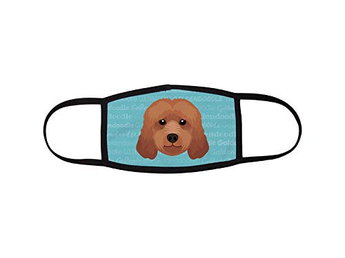 Mystic Sloth Adorable Dog Breed Design 3 Layer Cotton/Polyester Cloth Face Mask