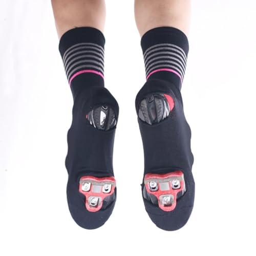 Cubrezapatillas de ciclismo para hombres en color negro protectores de calzado 3