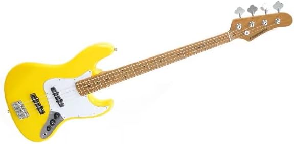 PLAYTECH PB480 Yellow【カーボナイズド・メイプルネック】 PLAYTECH