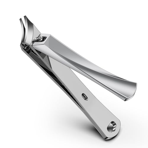 Image of FERYES Ingrown Nail Clipper - Slant Curved Blade Nail Clipper for Thick Toenails and Ingrown Nails, Podiatrist Toenail Clippers for Seniors and Men