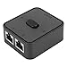 Produktbild Topiky RJ45 Ethernet Splitter, 2 Port Gigabit Netzwerk Switch mit 2 in 1 Out oder 1 in 2 Out Modi, Erweiterter Netzwerkadapter für Cat 6