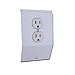 King BKR120BW K-Series Duplex Cover Plate Includes 120-Volt Receptacle, Bright White